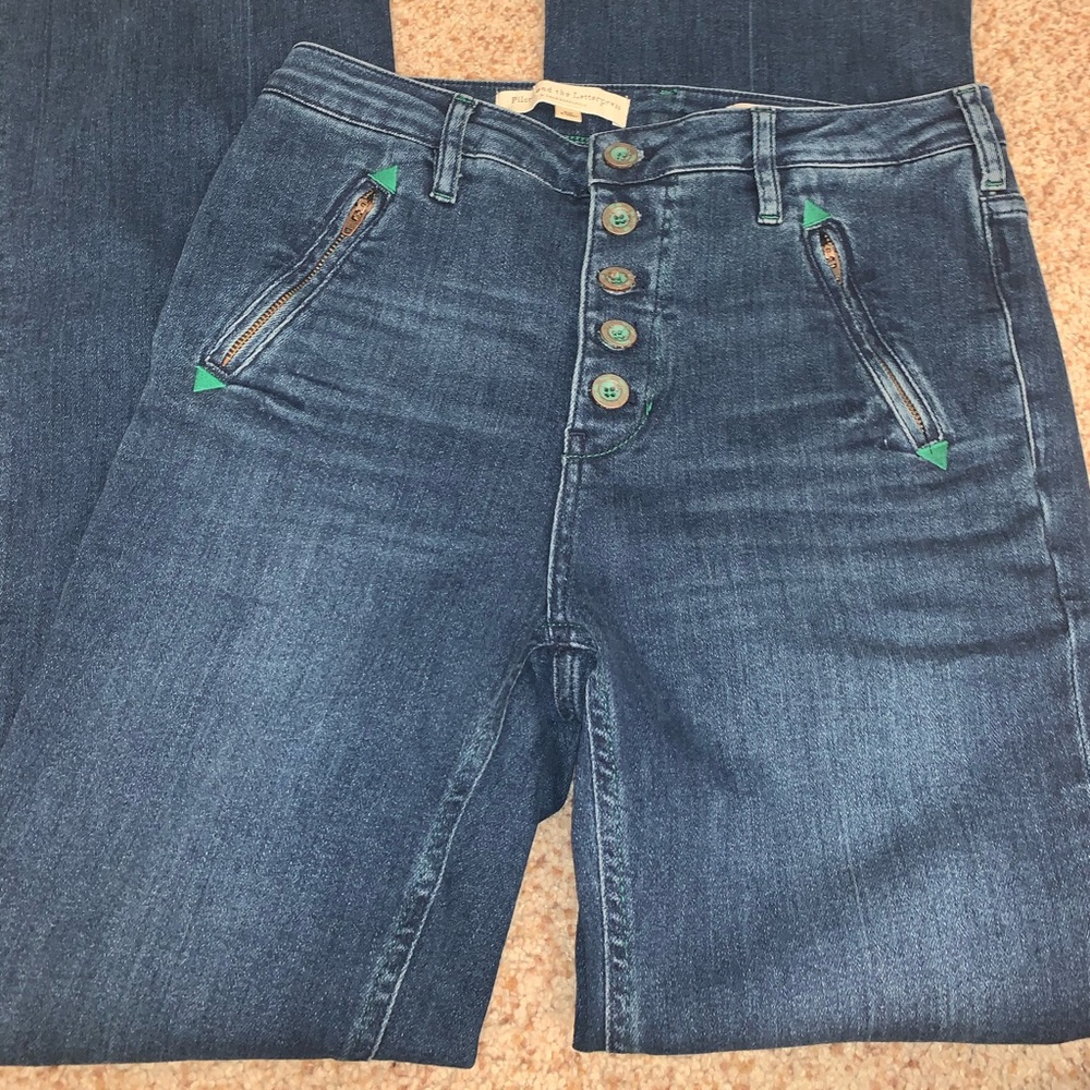 Pilcro and the letterpress high rise bootcut